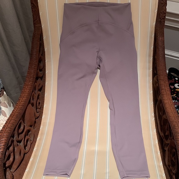 LULULEMON INSTILL HR TIGHT 25” LUXE SOFT FOUR-WAY STRETCH IN GRAY LAVENDER SZ 6 - Picture 12 of 16